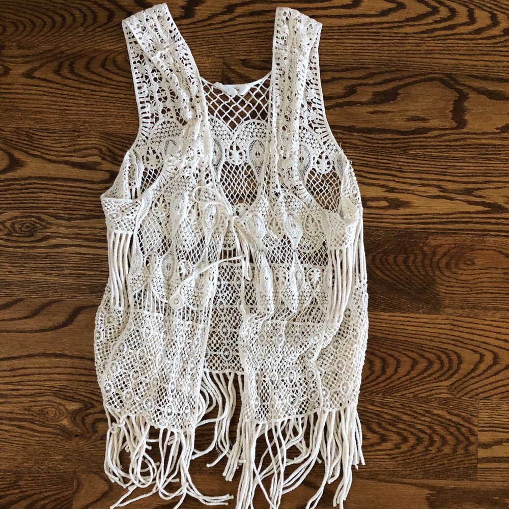 BRAND NEW Adorable boho tie cardigan size medium